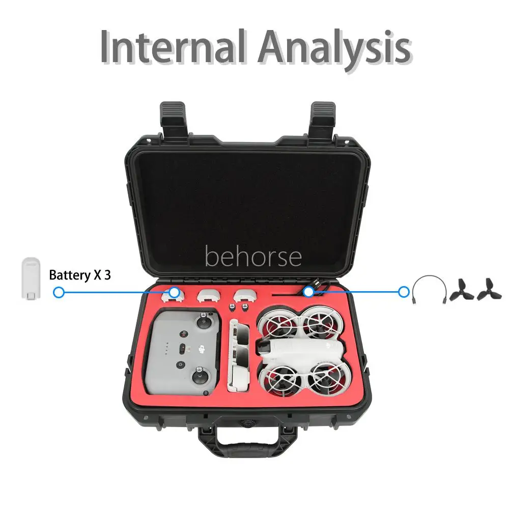 Explosionproof Case DJI NEO RC N3 Waterproof Box Hard Shell Protective Bag Handbag Shockproof Suitcase Drone Accessories