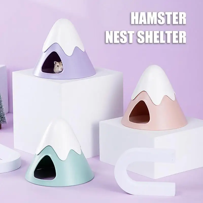 

Hideout For Hamsters Small Animal Hideout Cave Cage Snowy Mountain Shape Adorable Small Animal Hideout Cave For Hamster Gerbil