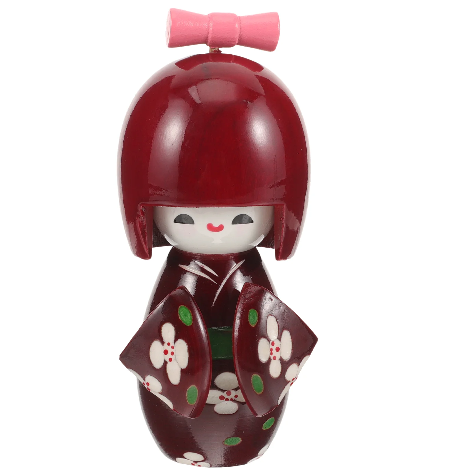 Giapponese Kokeshi Bambola Kimono Ragazza Artigianato Figurina Ornamento Decorazione