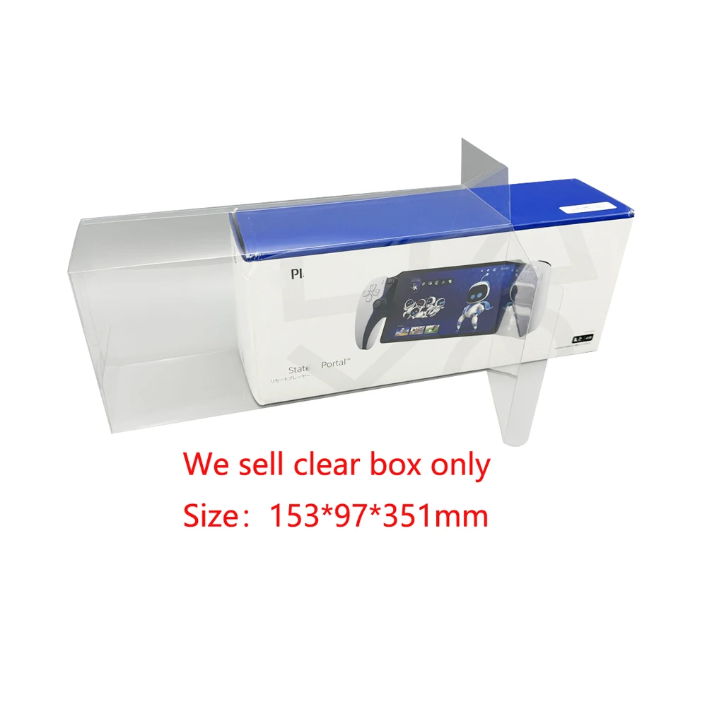 Zuidid Clear Pet Cover Per Ps5 Per Playstation Portal Project Q Console Di Gioco Gamepad Collection Display Storage Box