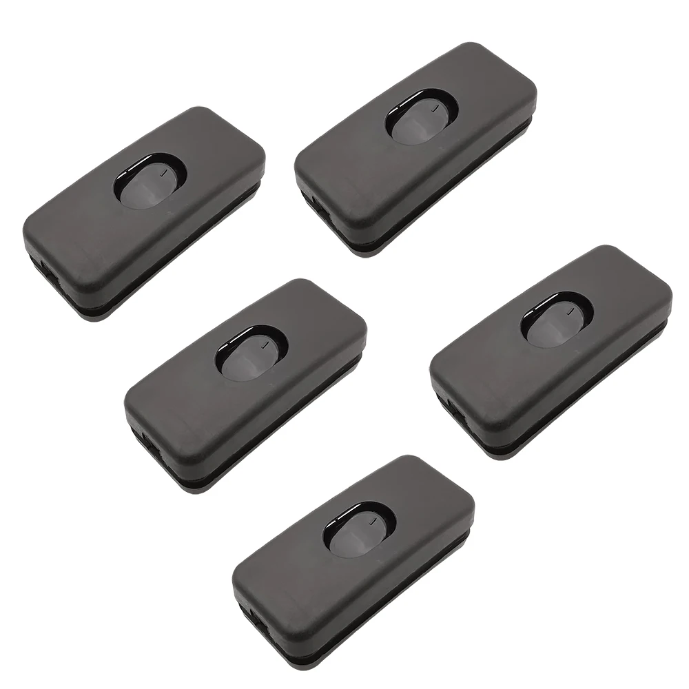5Pcs-Black-ON-OFF-Inline-Switch-Table-Lamp-Desk-Light-Cord-Cable ...