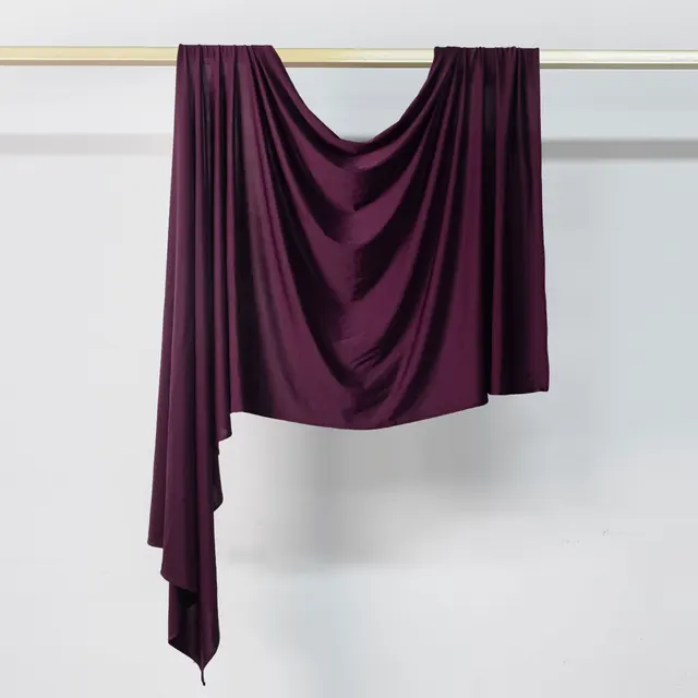 Nouveau Hijab en Jersey Liquide Premium, Châle, Foulard de Malaisie, Coiffes, Turbans de Mode Musulmane pour Femmes, Turban Ramadan Hijabs