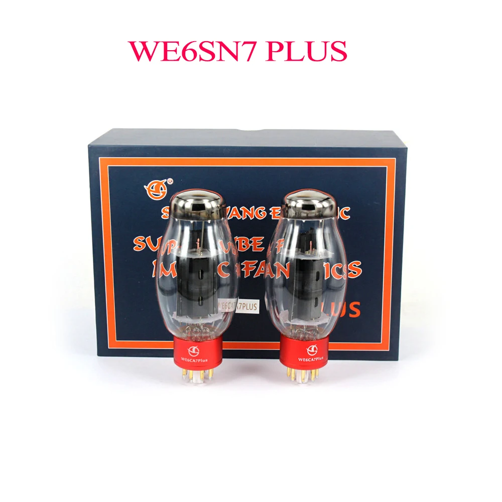 

SHUGUANG WE6SN7 PLUS Electronic Tube Replacement 6N8P/6SN7/6H8C/CV181 Tube Valve Matching Amplifier High Fidelity Matched Quad