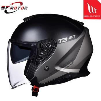 MT THUNDER3 JET M-3XL Lining MT Helmet Liner Motorcycle Helmet Summer Half Helmets ECE DOT Casco De Moto Scooter E-Bike Capacete 1