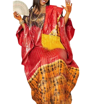 Abiti africani per la celebrazione del matrimonio, abiti artigianali stampati, eleganti abiti stagionali adatti a tutte le stagioni 1