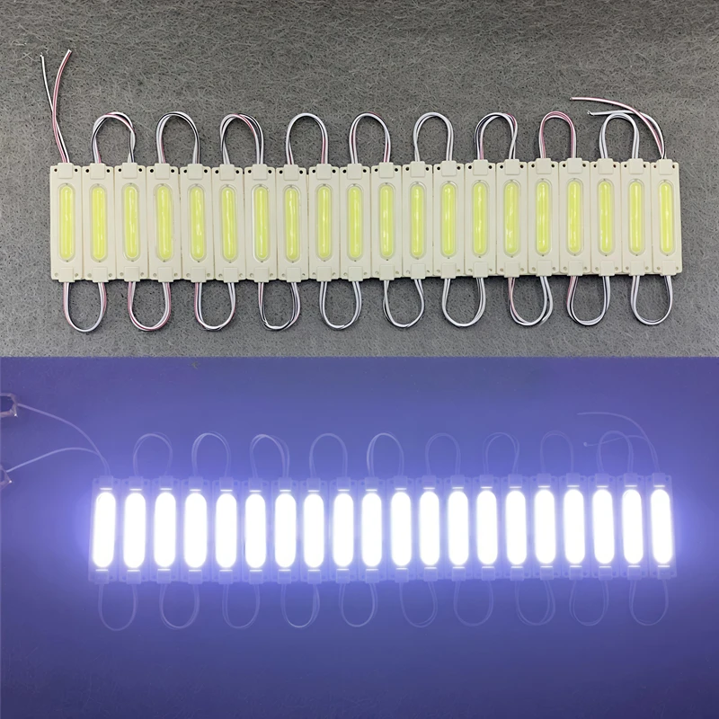 COB LED Module DC24V 20pcs/lot injection with lens waterproof LED back light for sign channel letter 2W IP65