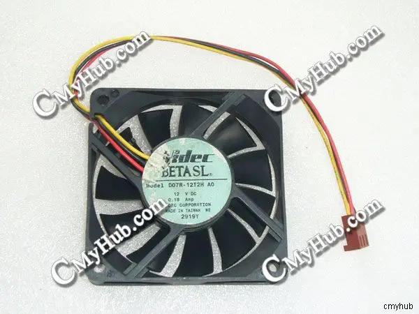 

Для Nikon D07R-12T2H A0 DC12V 0.18A 7015 7 см 70 мм 70x70x15 мм 3pin охлаждающий вентилятор
