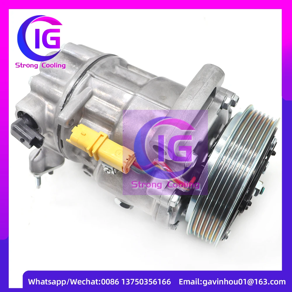 

AUTO SD7C16 AC Compressor For Citroen C4 / PEUGEOT 307 308 9651910980 9651911180 6453QP 6453WQ 6453QQ 9671334080 6453WR