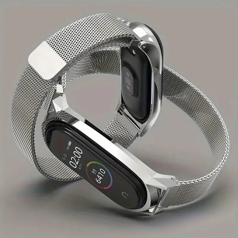 Stainless Steel Magnetic Milanese Loop Strap - Metal Bracelet Wristband