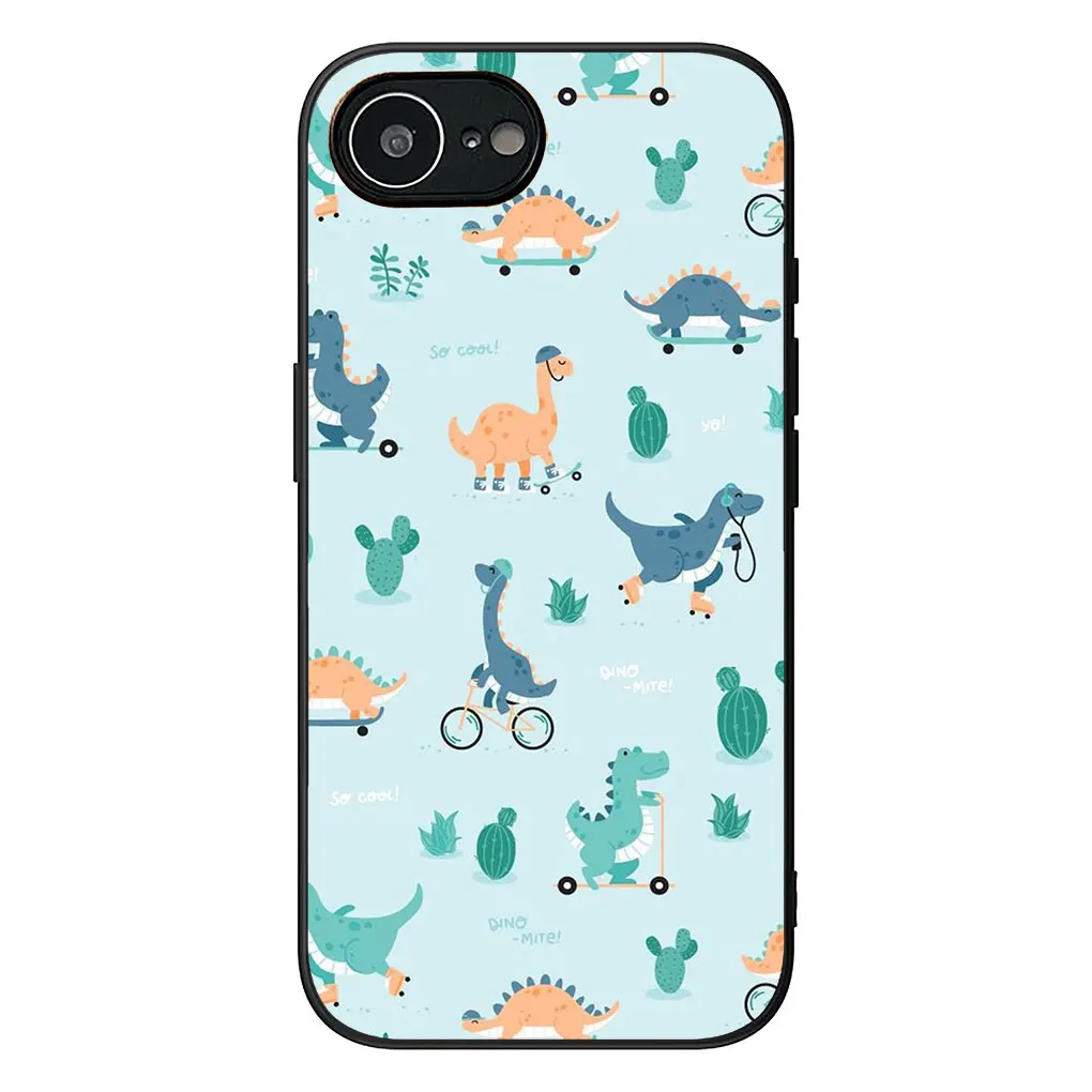 Cute Anime Dinosaur Soft Phone Cover Case