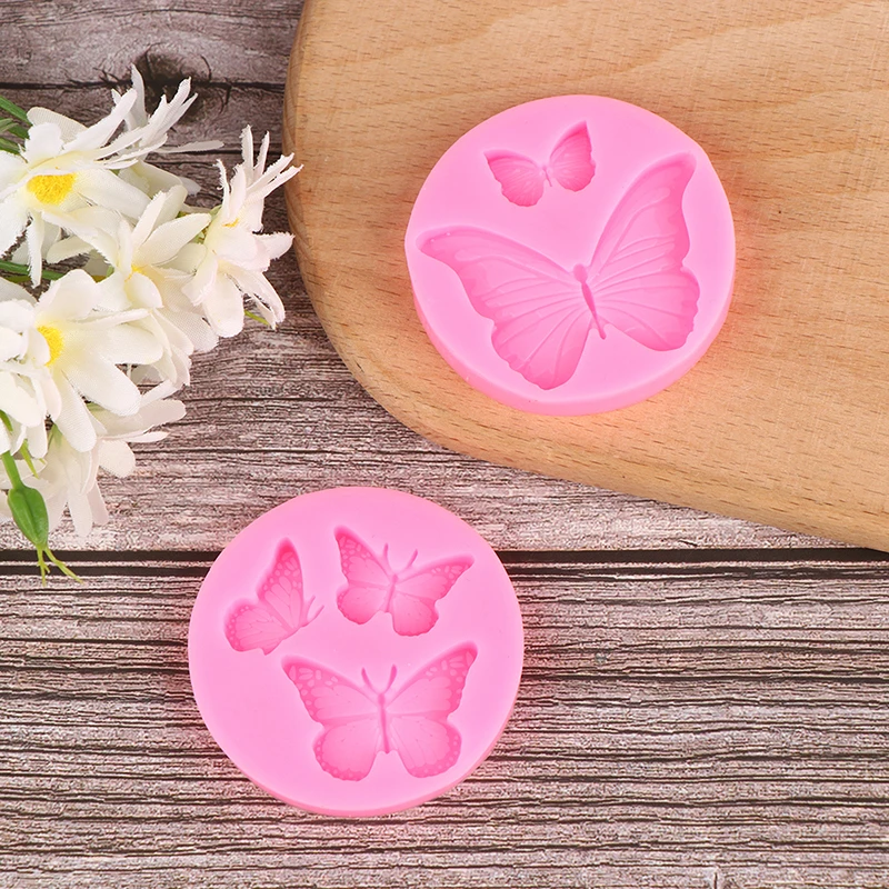 

Butterfly Silicone Molds Mini Butterfly Cake Fondant Mold for DIY Chocolate Candy Cupcake Topper Decoration Desserts Mold