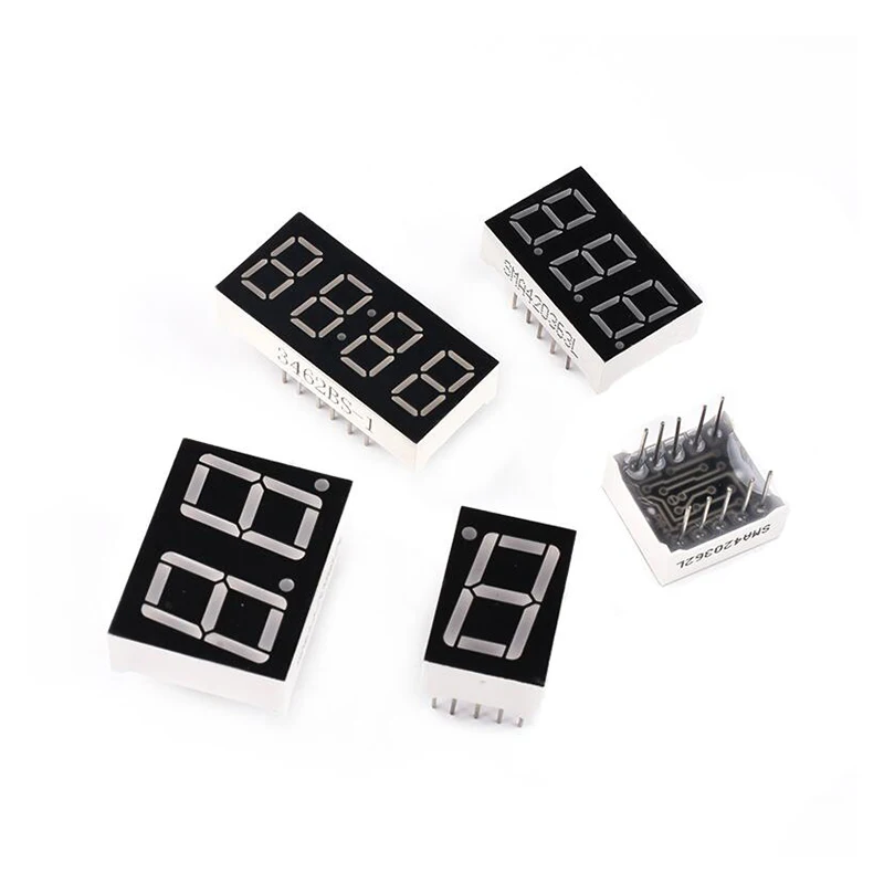 LED Display 7 Segment 1 Bit/2 Bit/3 Bit/4 Bit Digit Tube 2pcs 0.56inch Red Common Cathode / Anode led digital tube display