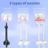 Water Flosser for teeth with camera 350ML Visual Cordless Portable & Rechargeable IPX7 Waterproof Flossing Clean for Home Traver 4