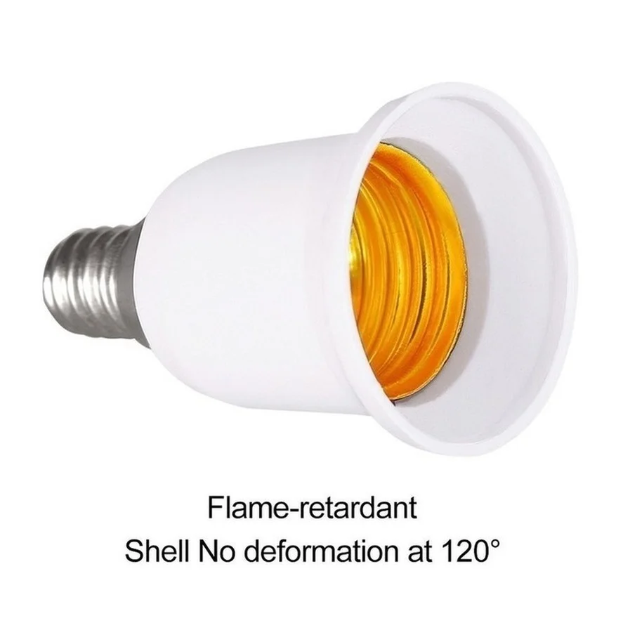 E14 to E27 Lamp Holder Converter Fireproof Socket Base Converters 220V Light Bulb Adapter Conversion Lighting Accessories
