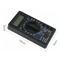 LCD Digital Multimeter DT-830B Electric Voltmeter Ammeter Ohm Tester AC/DC 750/1000V Amp Volt Mini Handheld Meter 2