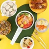1.8L Mini Multi-Functional Electric Pan 2 In 1 Instant Noodles Pot Non-Stick Kitchen Cooking Utensils Frying Household Cooker 6