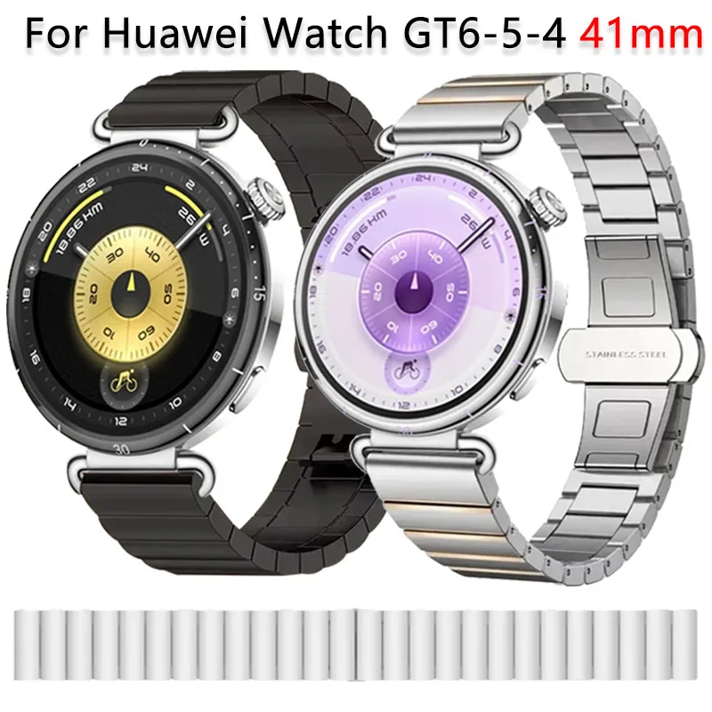 Luxury 18mm Stainless Steel Bracelet Band for Women - Premium Metal Watch Accessory