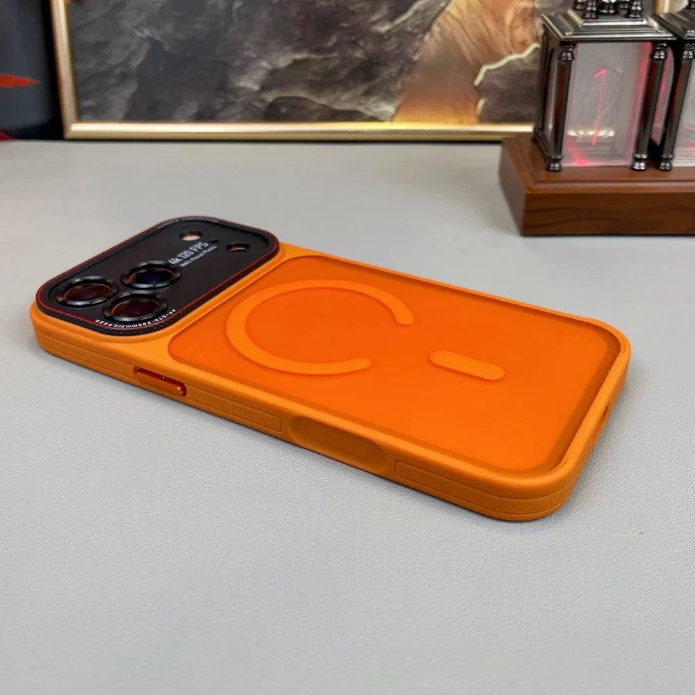 Magnetic Luxury Matte Translucent Shockproof Phone Case with Magsafe Compatibility
