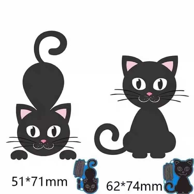 Description Picture 6 of itemCat Head Eyes Metal Cut Dies Stencils for Scrapbooking Stamp/Photo Album Decorative Embossing DIY Paper Cards