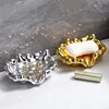 Cloud Shape Soap Box Bathroom Draining Soap Dish Light Luxury Soap Holders for Bathroom Washbasin Countertop 4