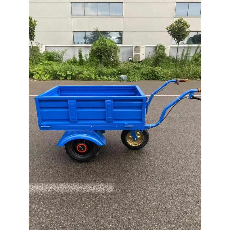 

Electric rooster cart, agricultural three wheeled handcart, household two wheeled transport vehicle, new type of orchard climbin