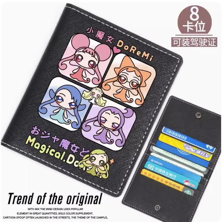 Anime Doremi Fashion Wallet PU Purse Card Case Multi Card Hasp Money Bag Cosplay Gift B041