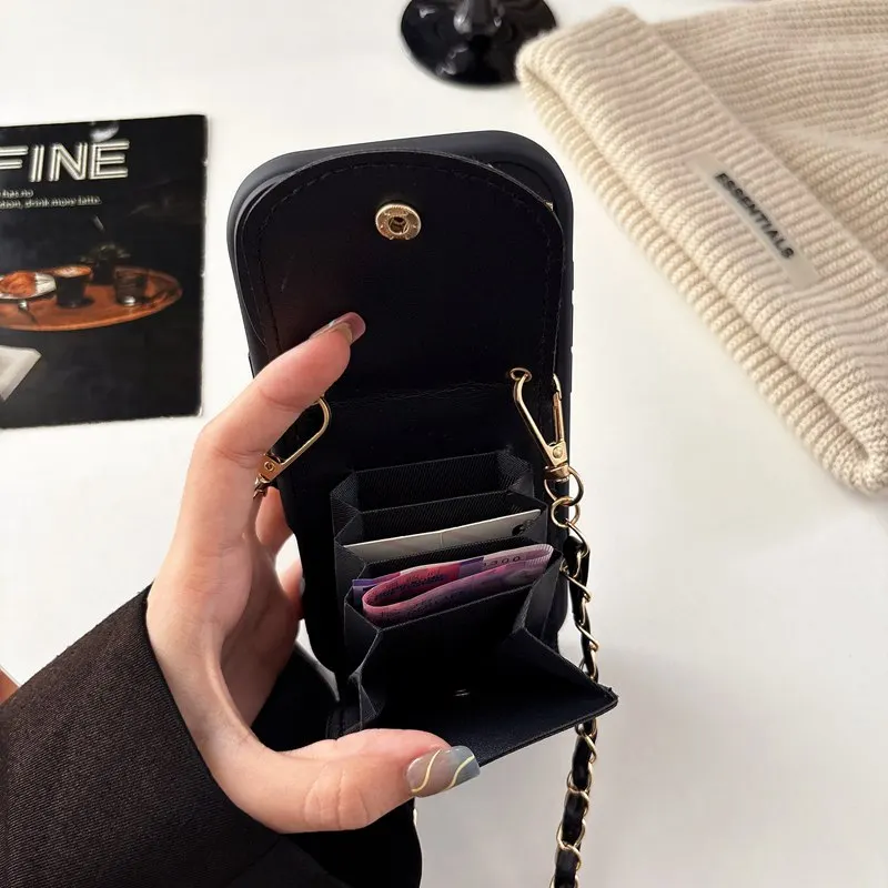 Chain Lanyard Wallet Phone Case Cover