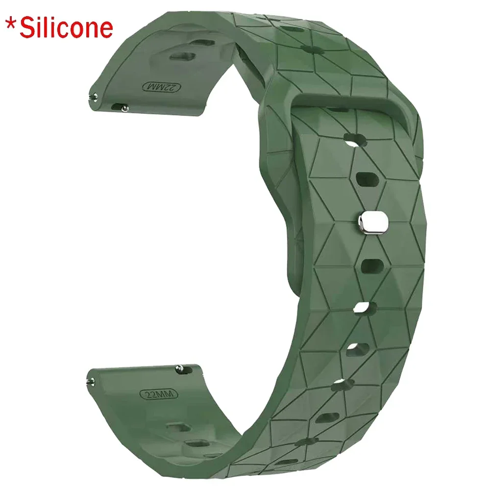 Silicone Sport Wristband - 22mm Premium Strap Replacement