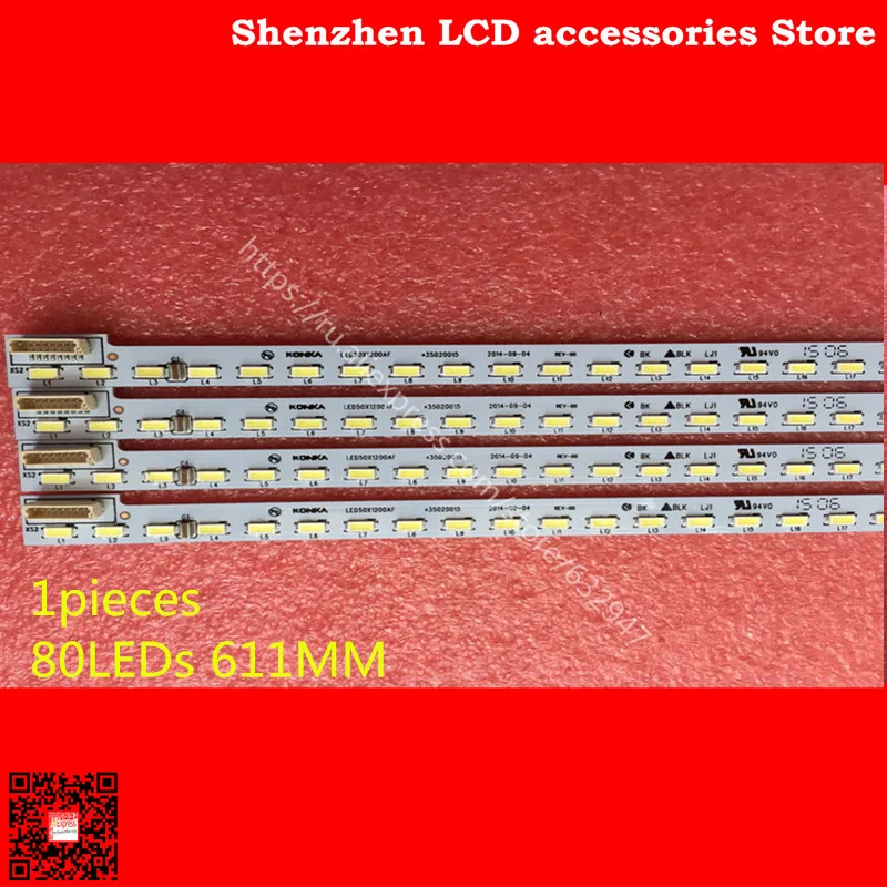 

for　led backlight screen LED50X1200AF 35020015 35019590 37024855 1pcs=80LED 611MM 100%NEW