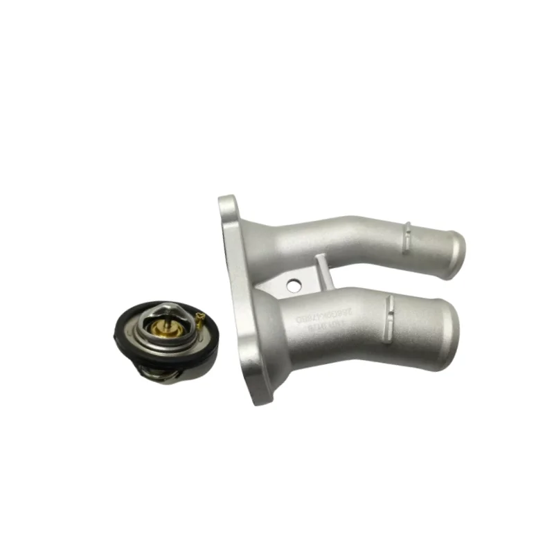 Engine Coolant Thermostat 1707050 2S6G-9K478-BC Thermostat Housing Coolant Flange for Ford Fiesta Focus C-Max B-Max Fusion Mondeo 1.4 1.6 16V 2S6G9K478BD