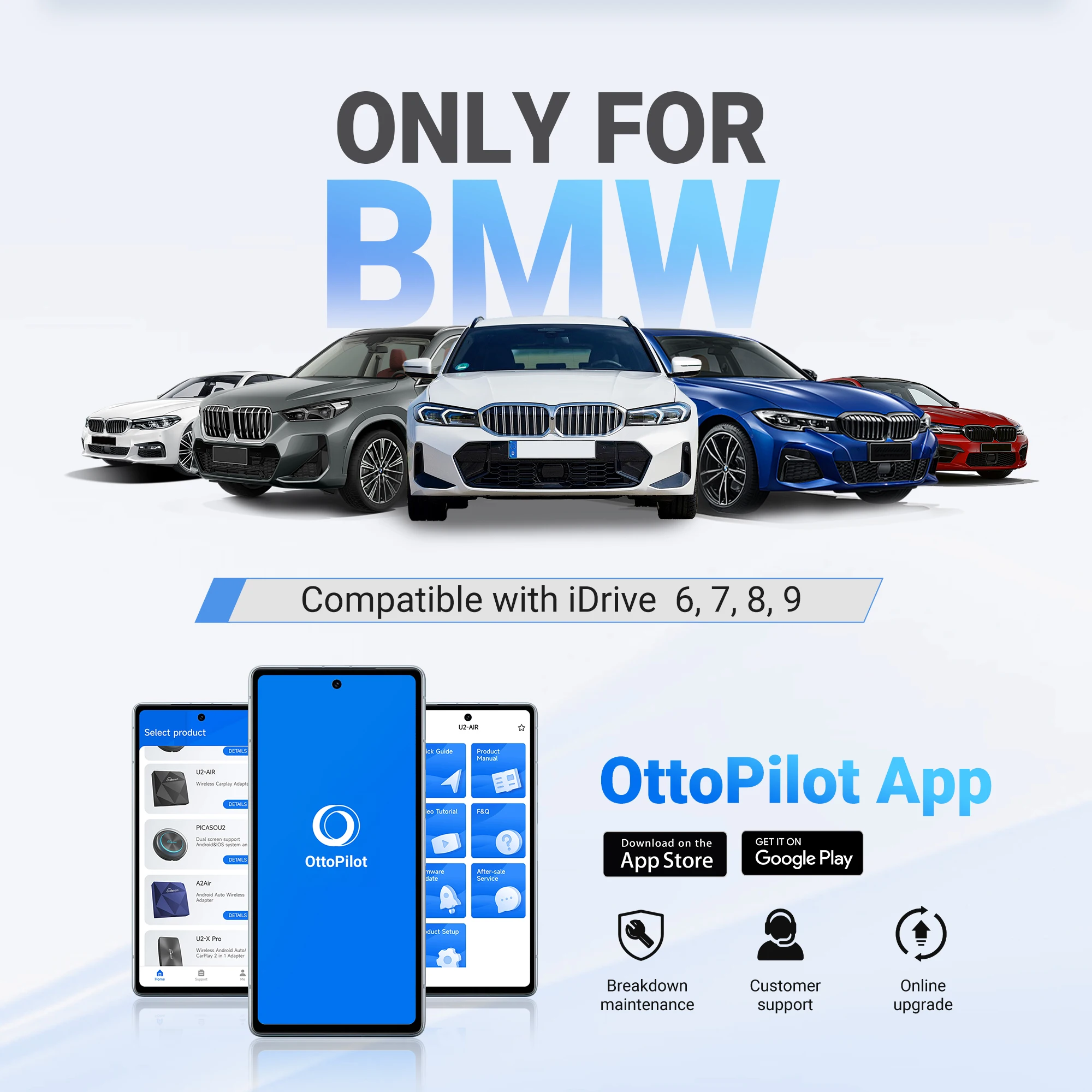 OTTOAIBOX i3 ȵ̵ AI ڽ  TV ڽ, ̴ HDMI , Ʃ ø  , BMW ڵ ׼