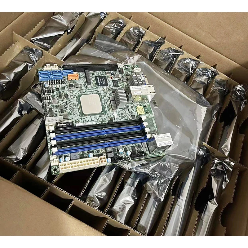 Original Server Motherboard X10SDV-4C-TLN2F X10SDV-4C-OS017 ITX