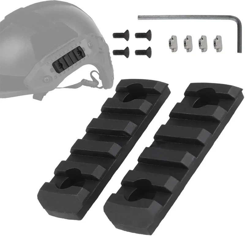 Tactical Nylon Helmet Mount Rail, Paintball Helmet Accessories, Side Rail Mount Adapter For