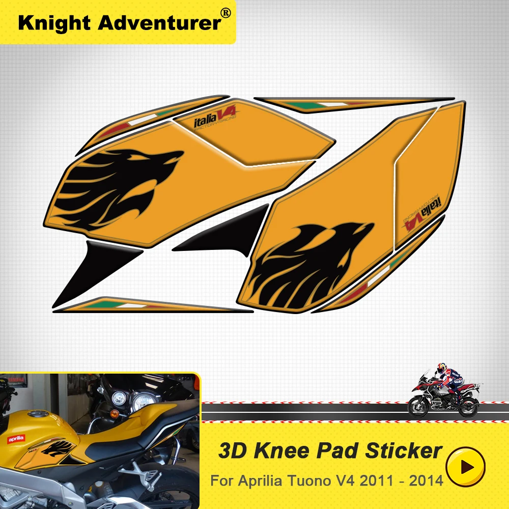 

Tuono V4 Stickers Side Tank Protector For Aprilia Tuono V4 2011-2014 tuonov4 2012 2013 Decal Accessories