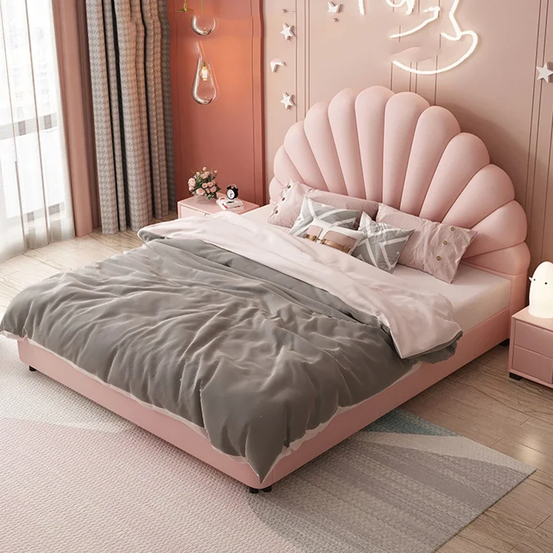 Girl Princess Childrens Bed Bedroom Cute Bedroom Headboards Childrens Bed Lit Pliable Camas Moderrnas Inteligentes Furniture 2