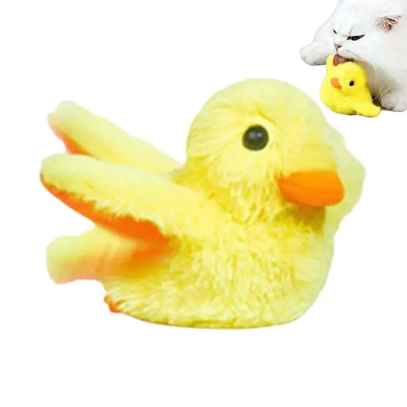 

Electric Flapping Moving Ducks Cat Plush Toys Duck Indoor Pets Interactive Gifts