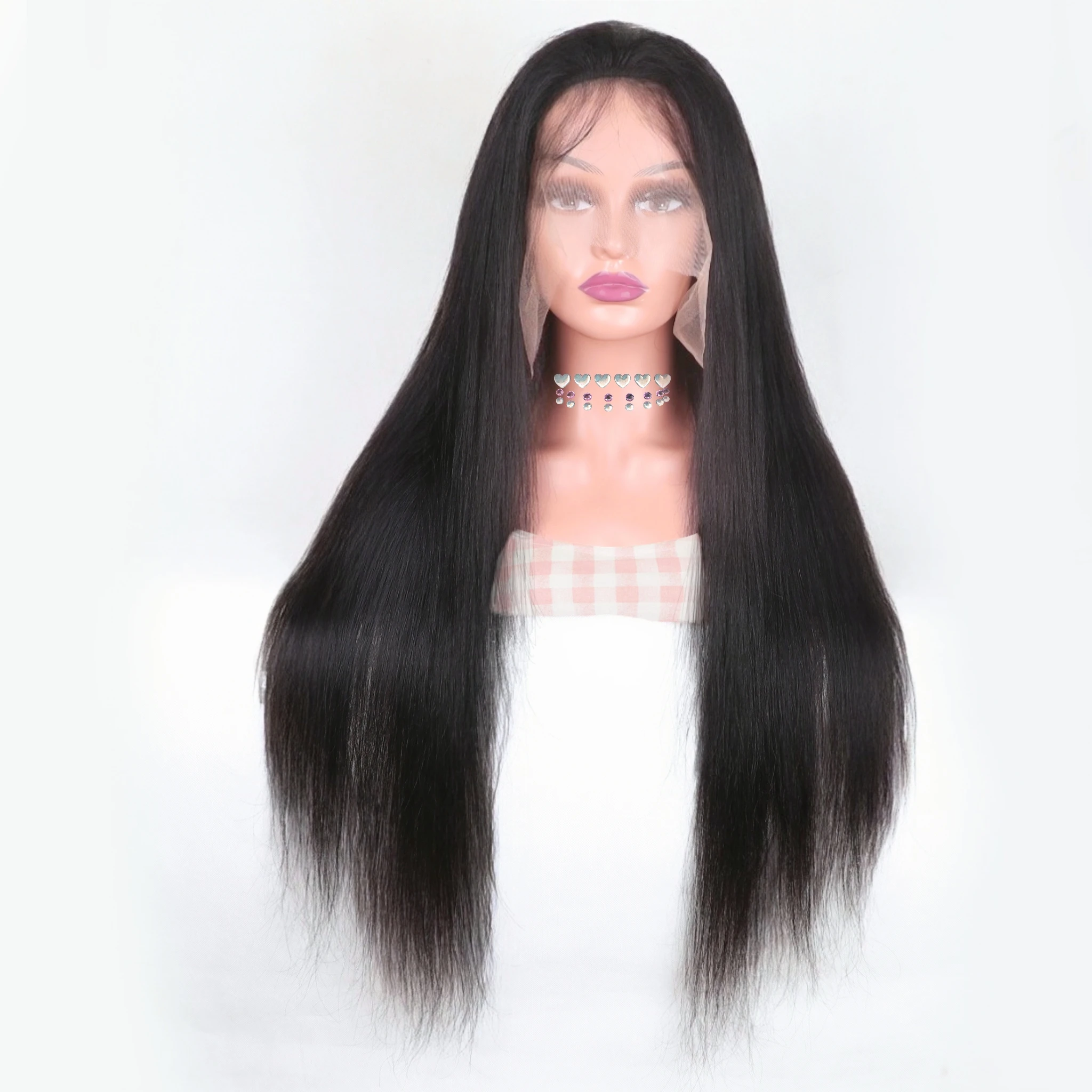 360 Full Lace Wigs Brazilian Glueless Ready Go Bone Straight Human Hair Wig Transparent 13X4 13X6 Lace Frontal Wig For Women