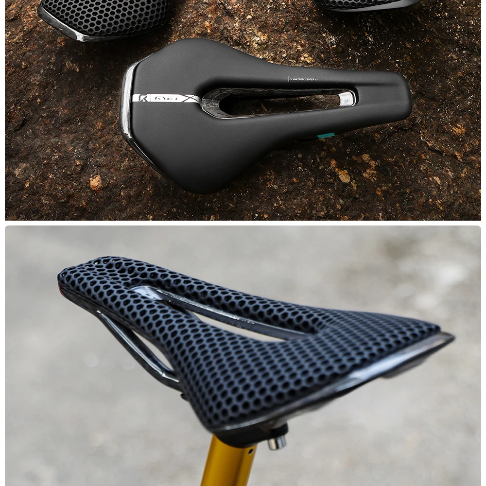 RYET Vollcarbon-Fahrradsattel 3D-Gedruckt oder VCM-Schaum 135mm 145mm 155mm Breit Ultraleicht für Rennrad MTB Gravel-Radfahren – Detail 28