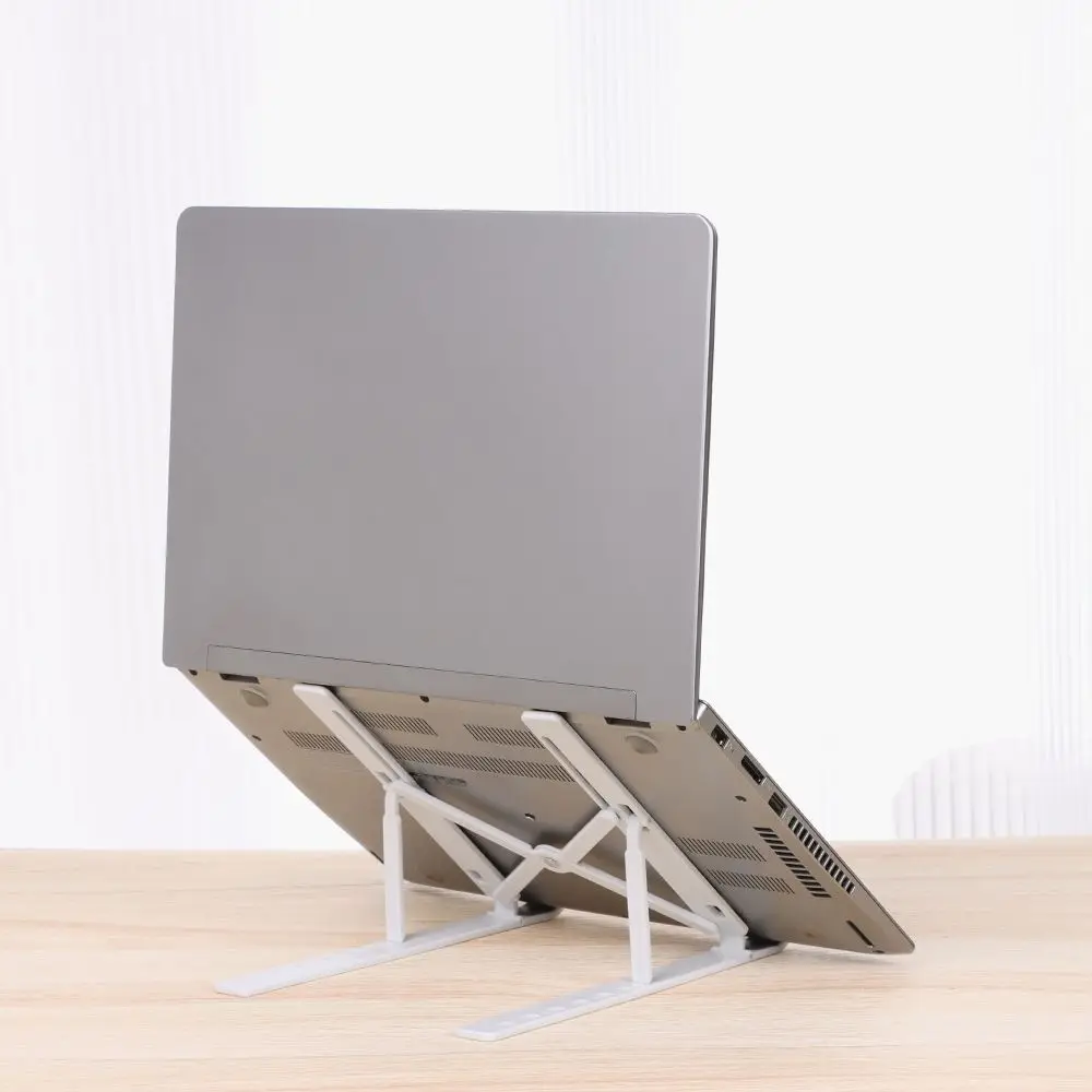 Macbook 용 Pro Air iPad의 새로운 기능 조정 가능한 노트북 스탠드 사무용품 데스크탑 홀더 접이식 지원