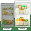 6/1PCS Fridge Door Organizer Box Fruits Food Preservation Box Space-Saving Refrigerator Storage Case Kitchen Snacks Containers 4