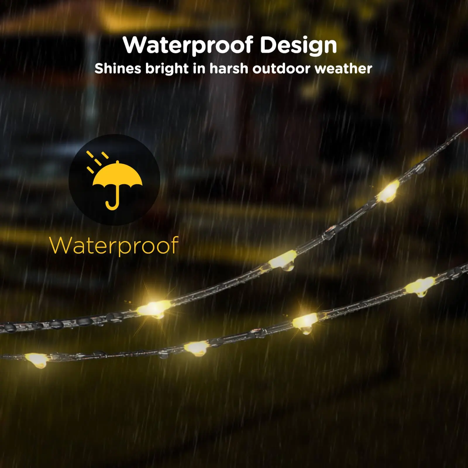 Retractable RGB LED String Lights with Lantern 3