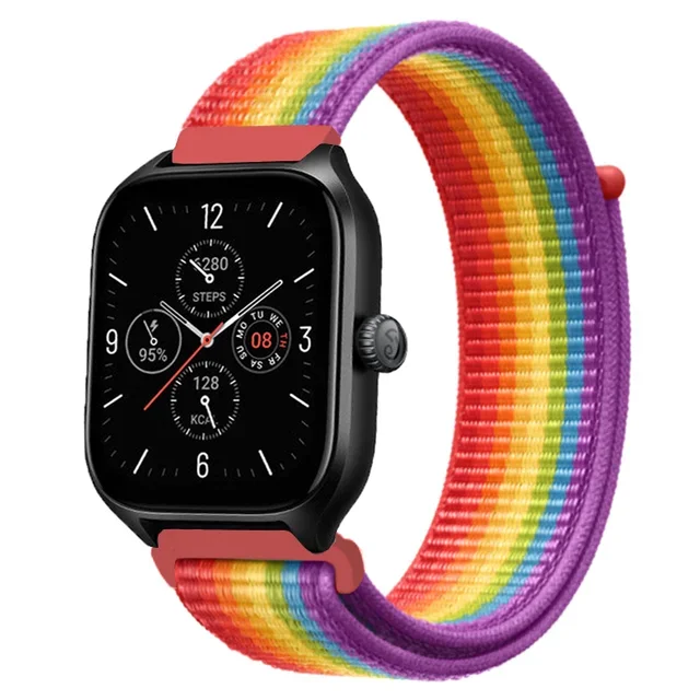 Nylon Loop Smartwatch Band - Adjustable Strap in 20mm/22mm Sizes