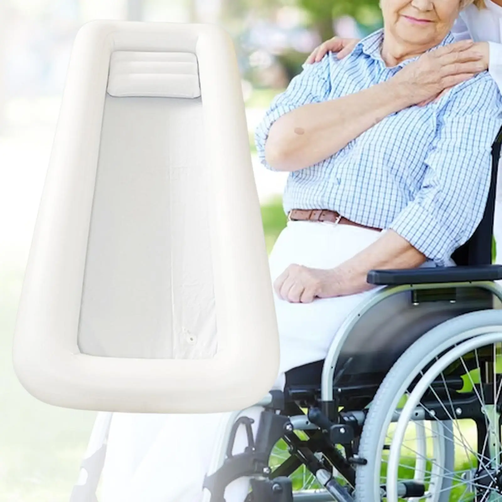 Free Standing Bathtub Inflatable Bathtub Adults for Elderly Seniors 4