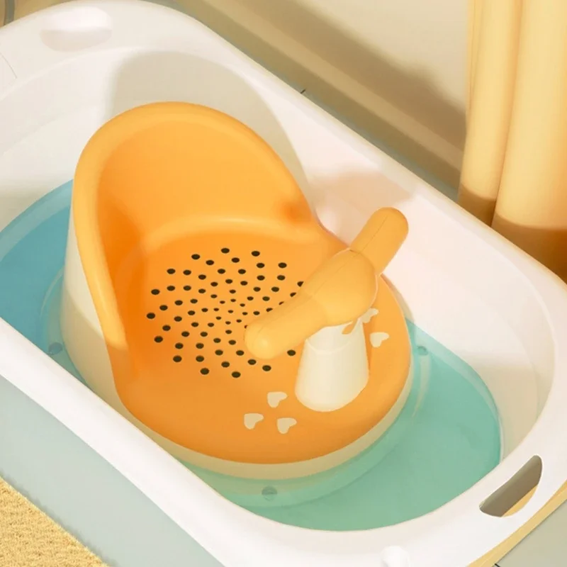 Infant Bath Tub baby bath tub baby bath seat Comfortable Baby Bath Chair Anti Slip Bathing Great Shower Gift for Newborns 6-18 Months