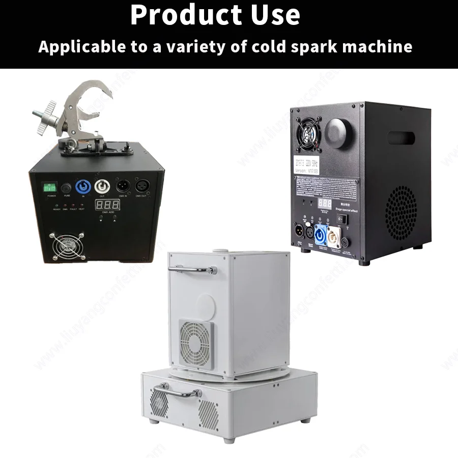Wedding DJ Bag Ti Cold Spark Machine Dust Sparklur 200g Composite Metal Granule Indoor Stage Light Effect Party Event Show Bride