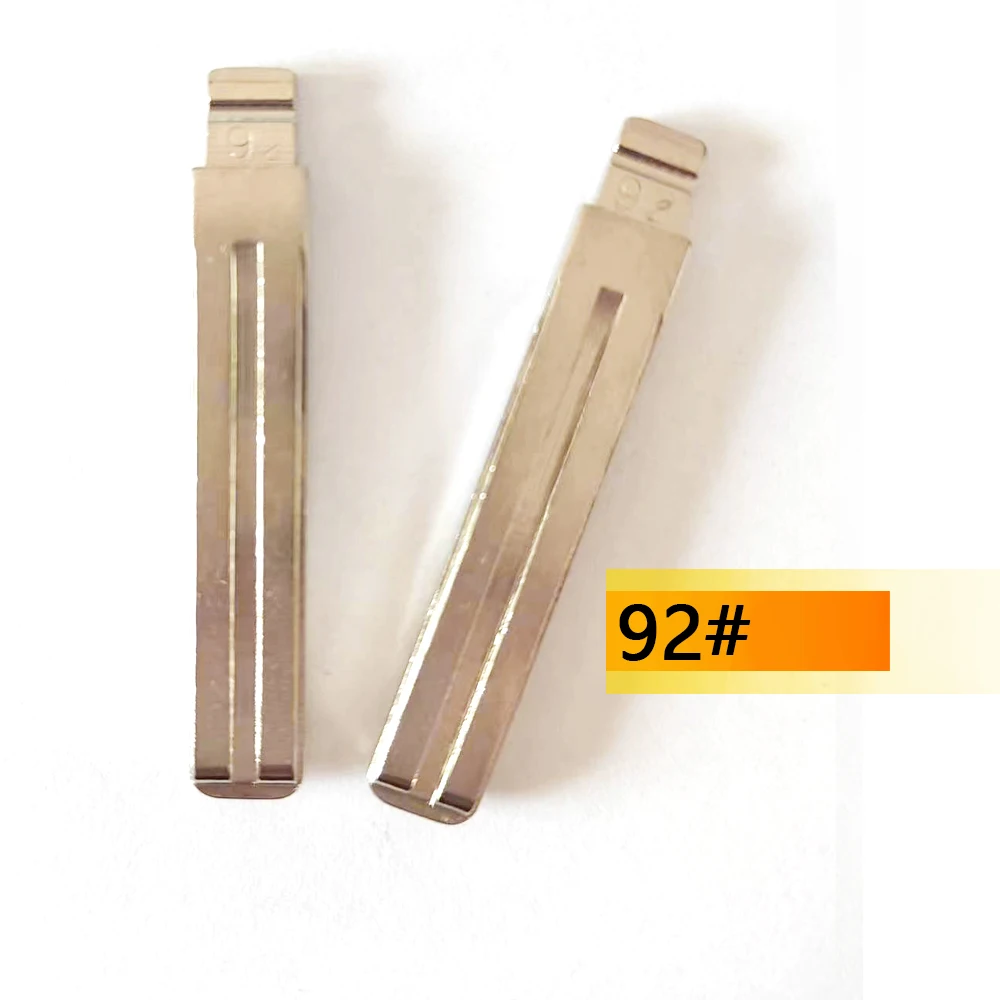 

10Pcs KD 92# Metal Blank Uncut Flip Remote Key Blade For Hyundai Verna