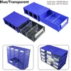 1PC Stackable Plastic Hardware Parts Storage Boxes Component Screws Tool Box Classifications Case Workshop Shelves Useful 1