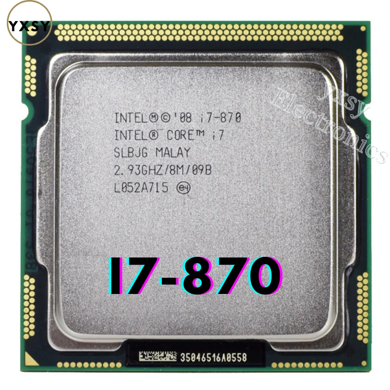 Procesador Intel Core i7 870, Quad Core, LGA1156, i7 870, CPU de ...