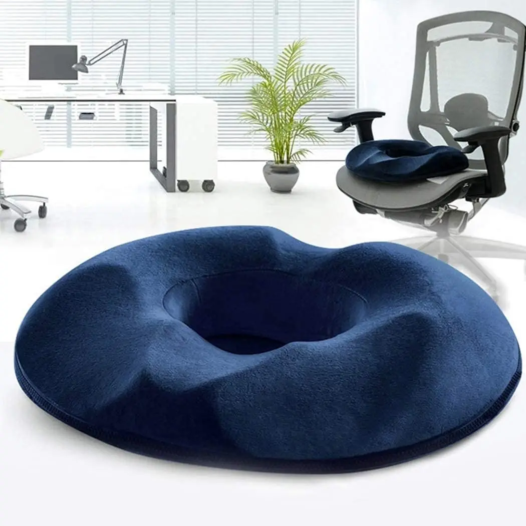 Cojines Asiento EsViscoelástica, Cojín para Hemorrois EsMemoria Donut Almohada Dona