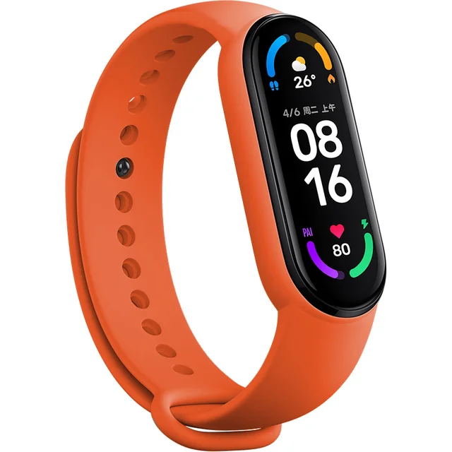 Durable Sports Silicone Strap for Fitness Tracker Bracelet